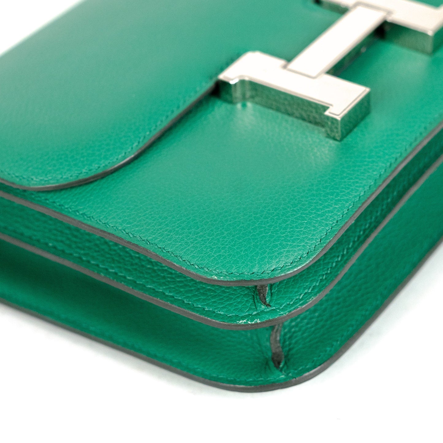 Hermes Constance 18 Evercolor Green - C stamp