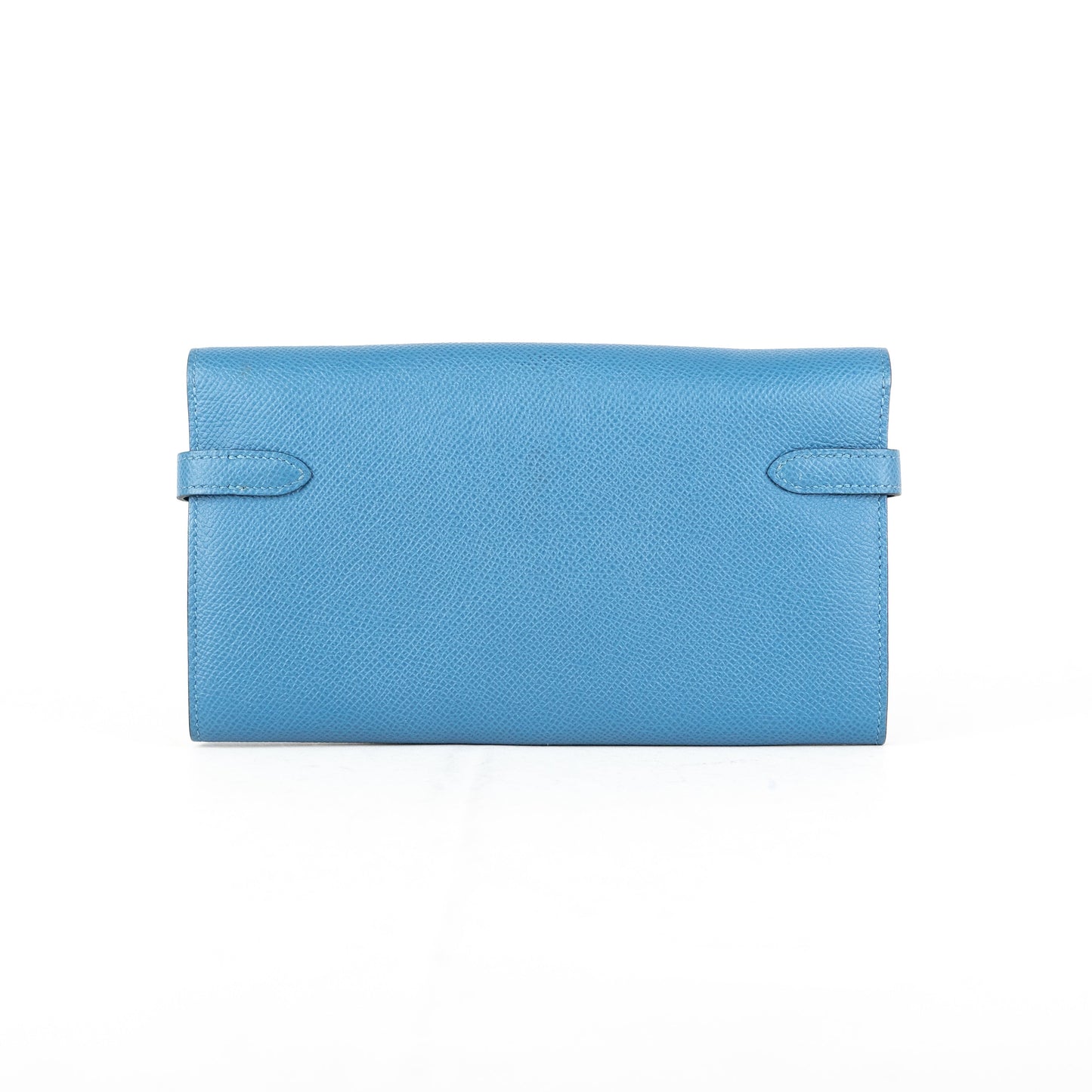 Hermes Kelly Wallet Blue