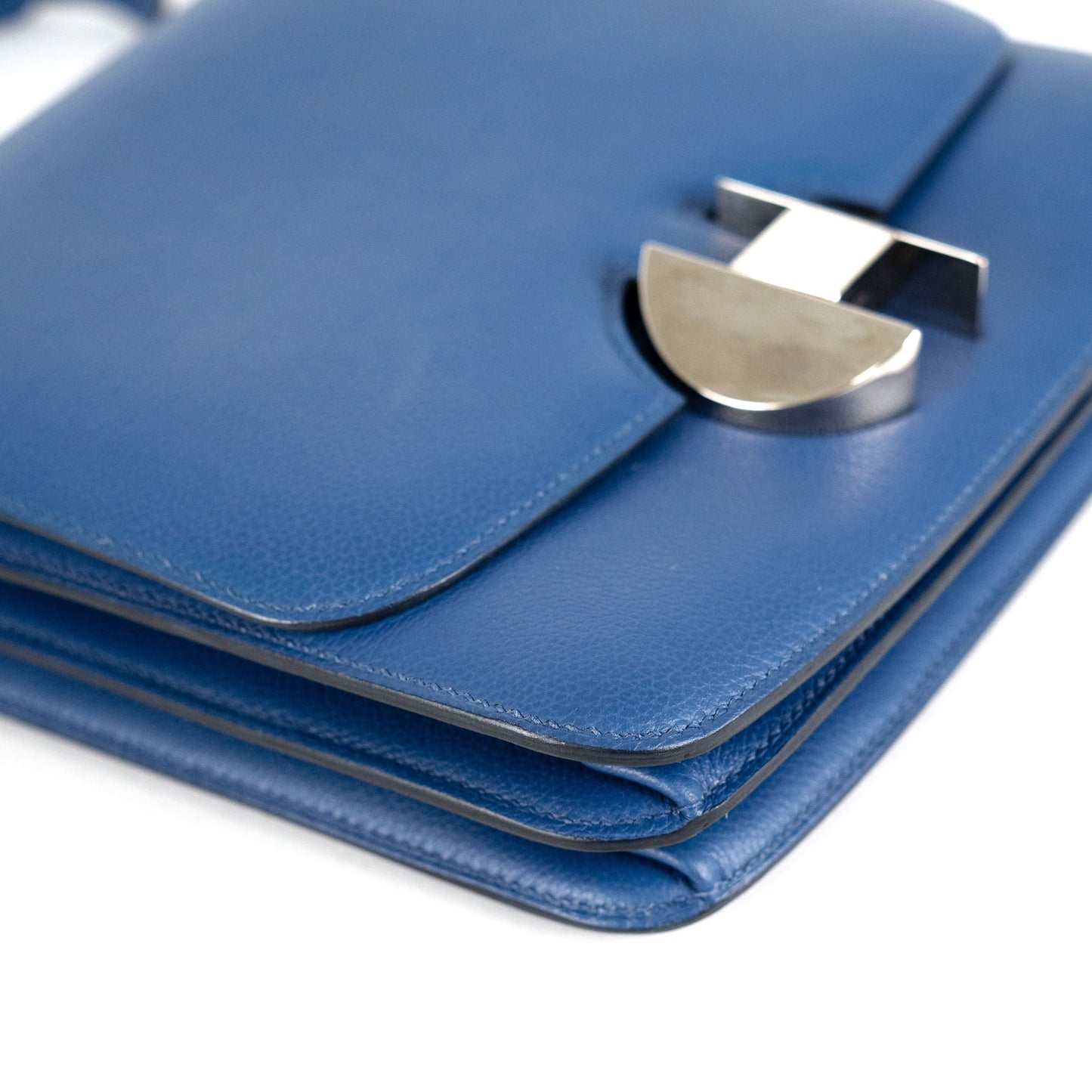 Hermes 2002 Veau Evercolor Bleau - IU Stamp