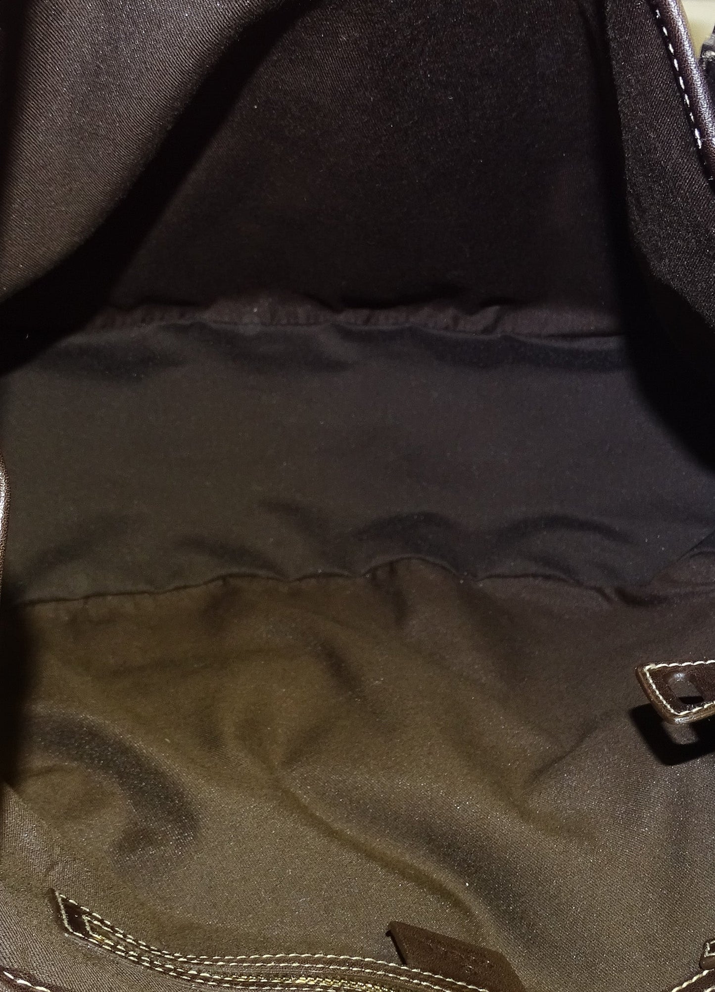 Gucci Pelham Hobo GG Canvas With Brown Leather Trim