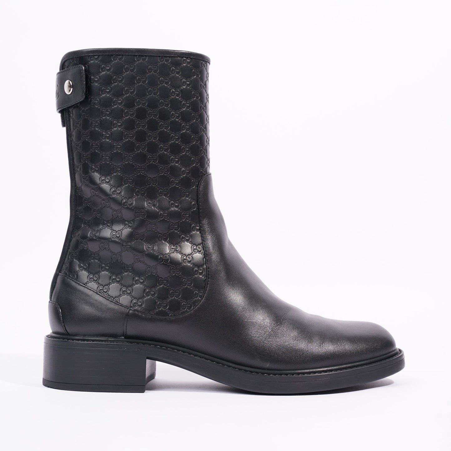 Gucci Womens Microguccissima Boot Black EU 38.5 / UK 5.5