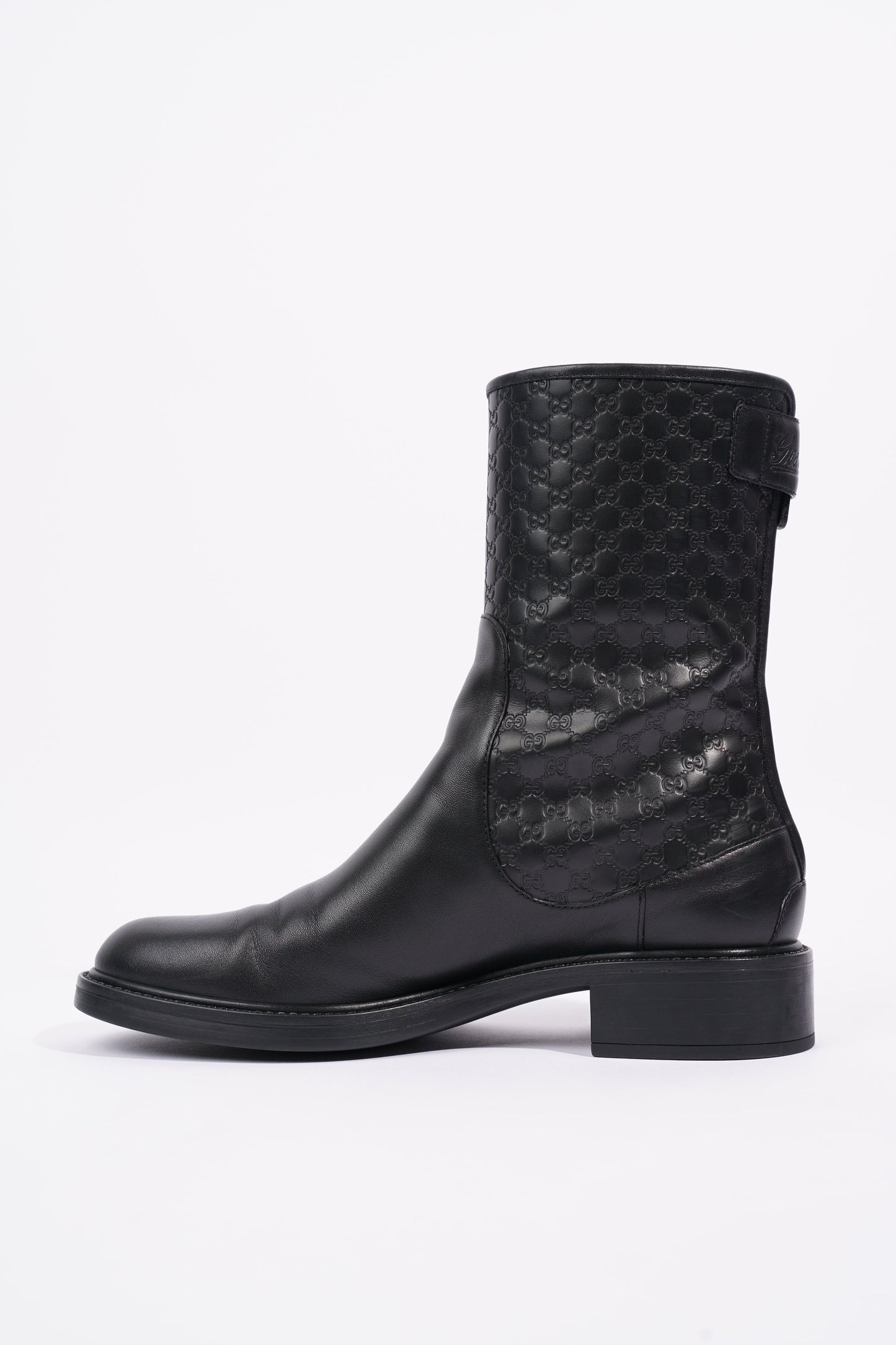 Gucci Womens Microguccissima Boot Black EU 38.5 / UK 5.5
