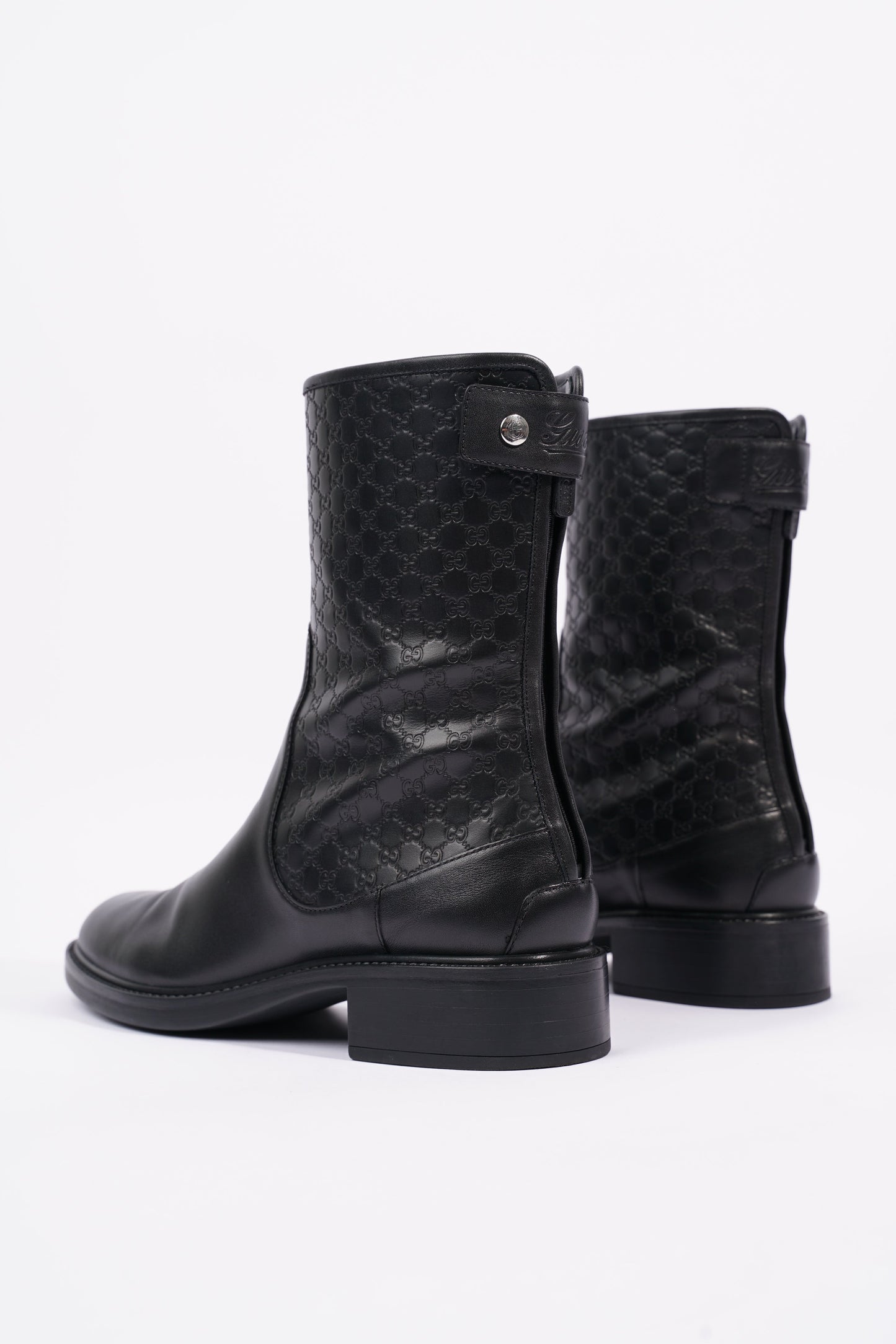 Gucci Womens Microguccissima Boot Black EU 38.5 / UK 5.5