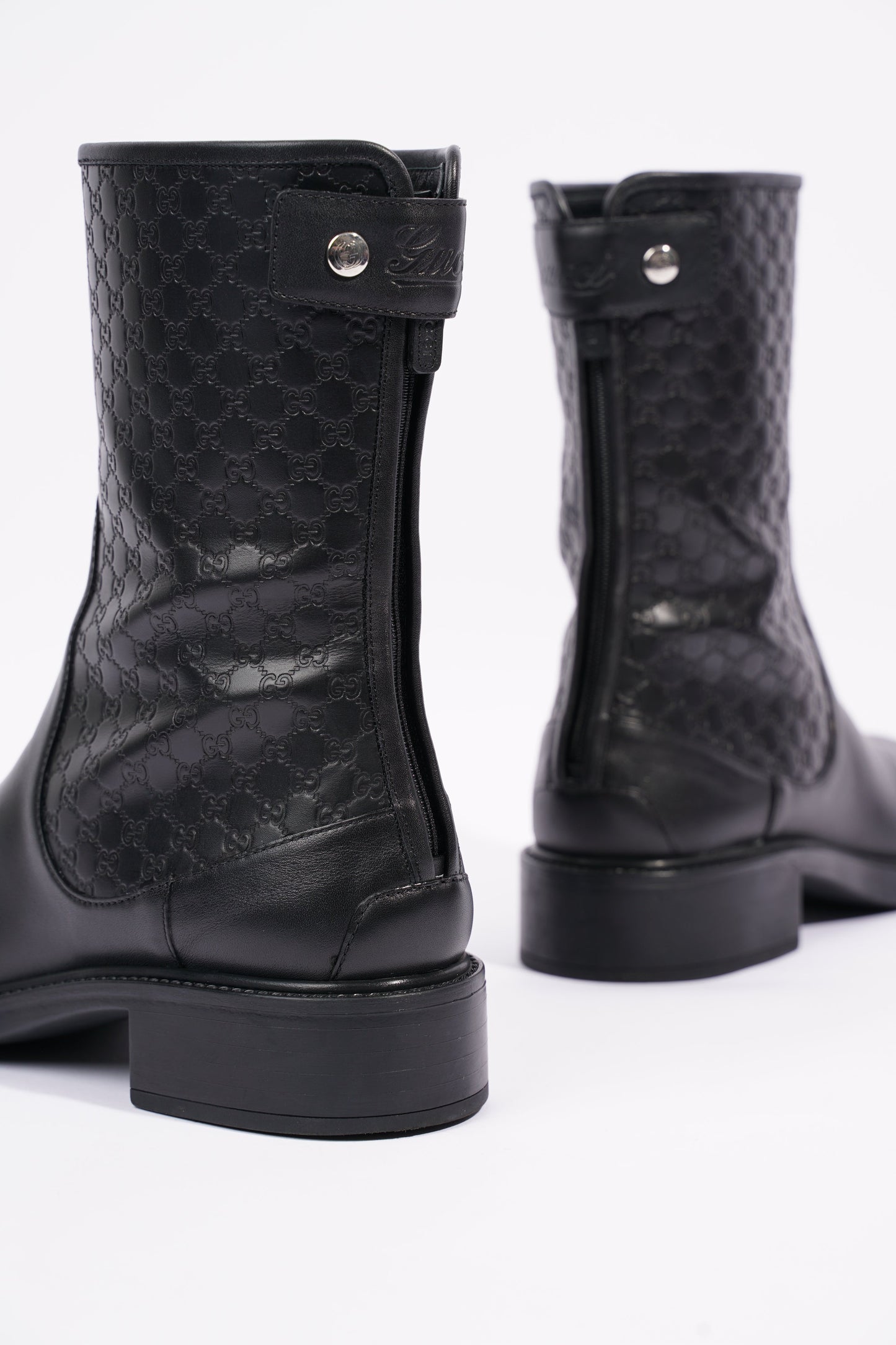 Gucci Womens Microguccissima Boot Black EU 38.5 / UK 5.5