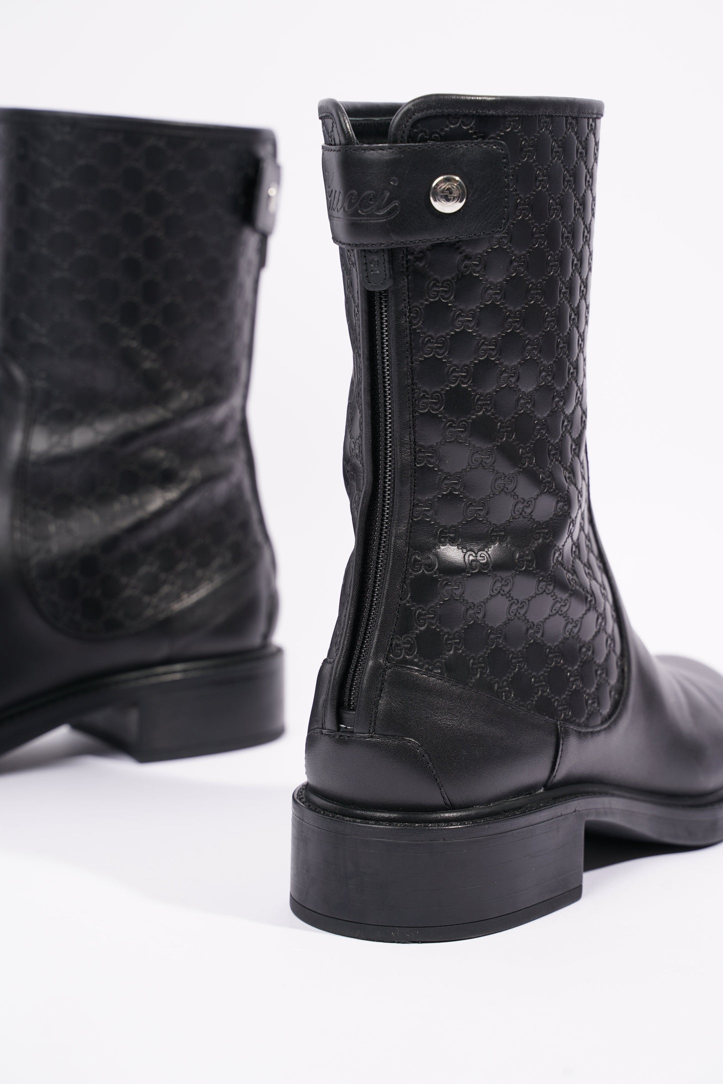 Gucci Womens Microguccissima Boot Black EU 38.5 / UK 5.5