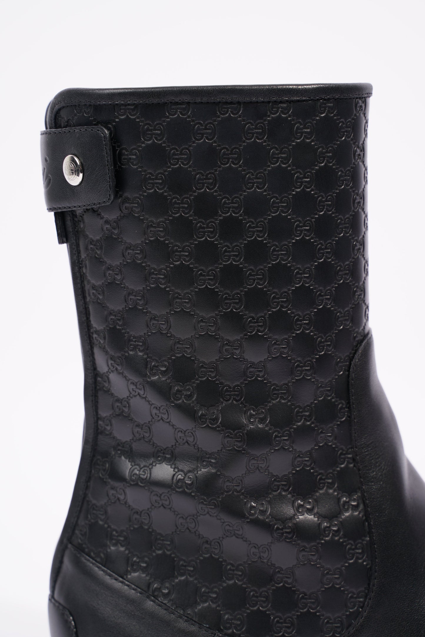 Gucci Womens Microguccissima Boot Black EU 38.5 / UK 5.5