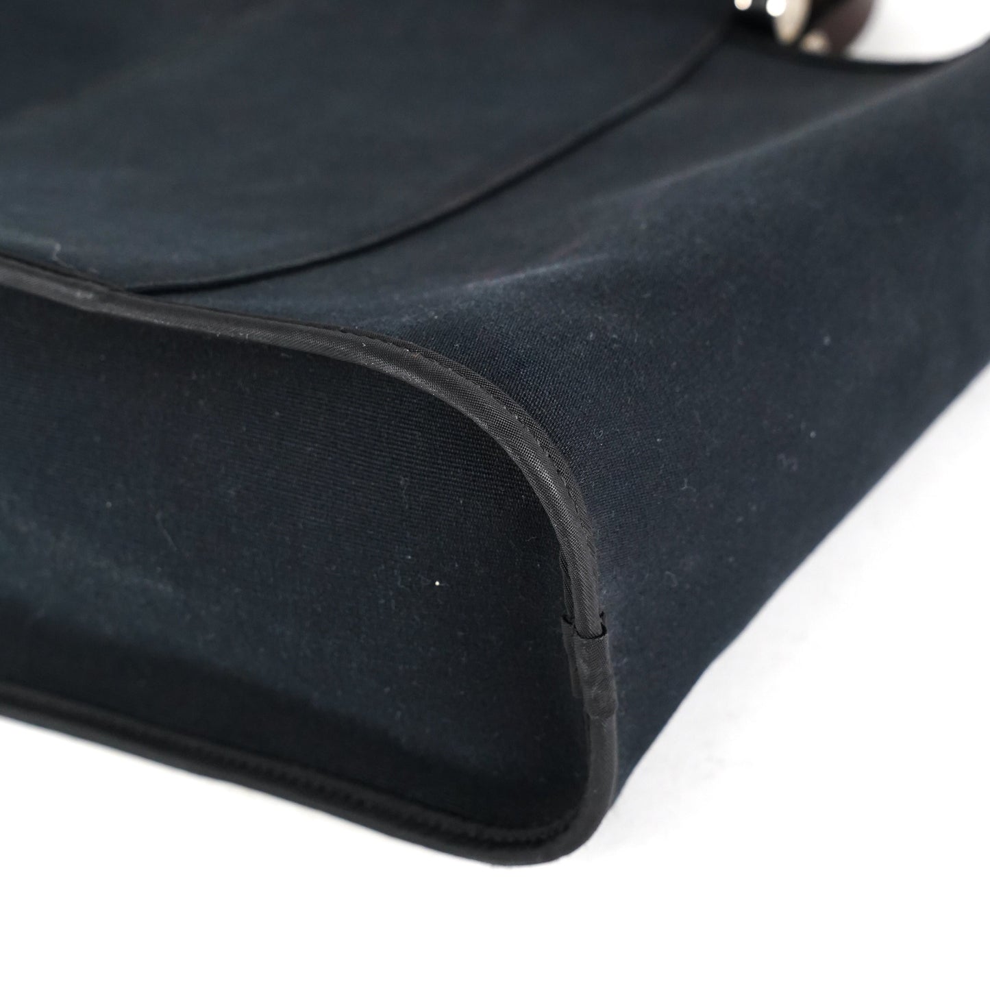 Hermes Canvas Bag Black - M Stamp