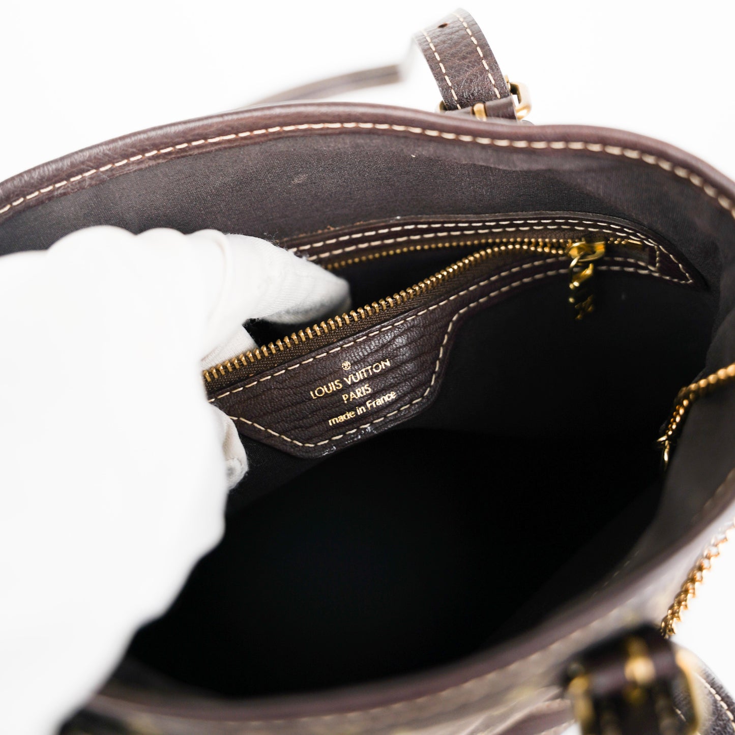Louis Vuitton Bucket Bag Brown