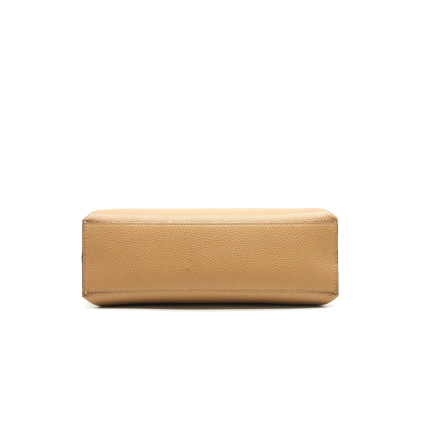 Gucci Bamboo Daily Leather Top Handle Bag Beige