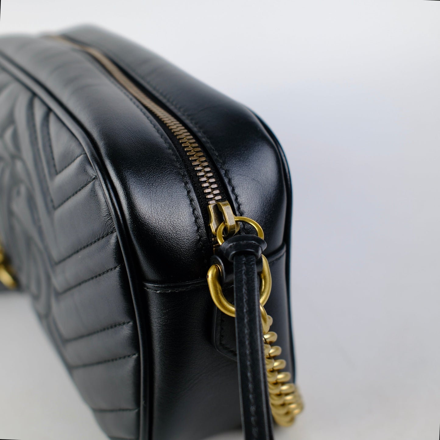 Gucci Marmont Small Camera Black Crossbody