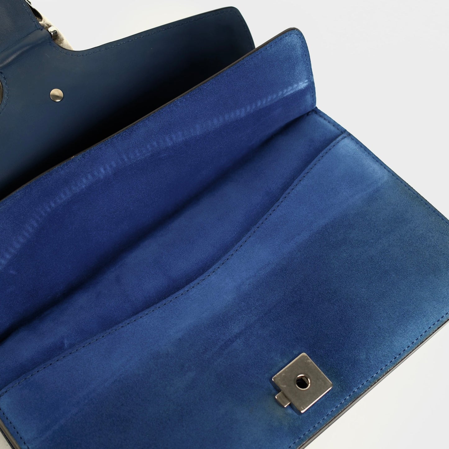 Gucci Small Dionysus Blue Suede