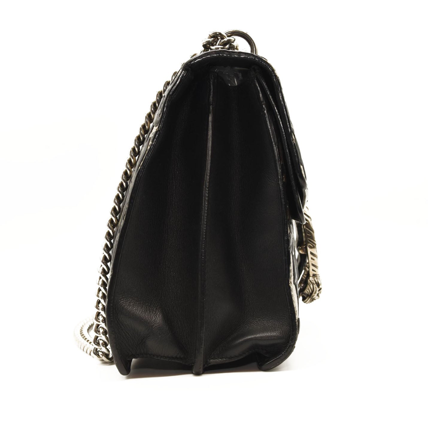 Gucci Dionysus Shoulder Bag GG Supreme Arabesque Medium Black/Beige