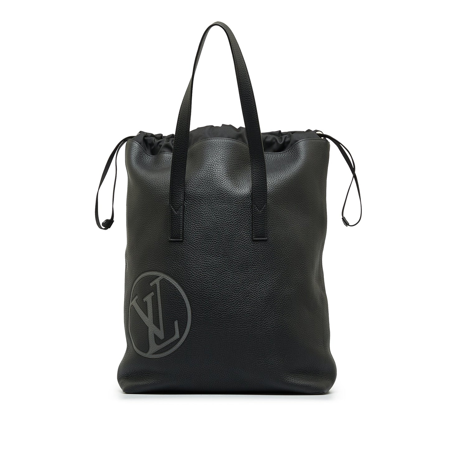 Black Louis Vuitton Taurillon Light Cabas Tote Bag
