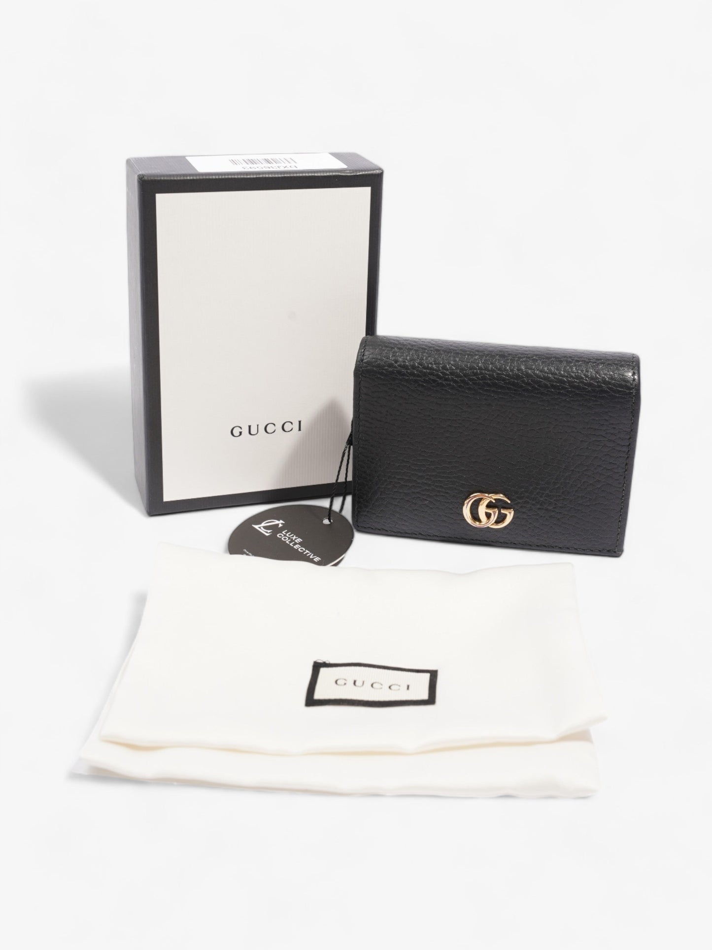 Gucci GG Marmont Card Holder Black Leather