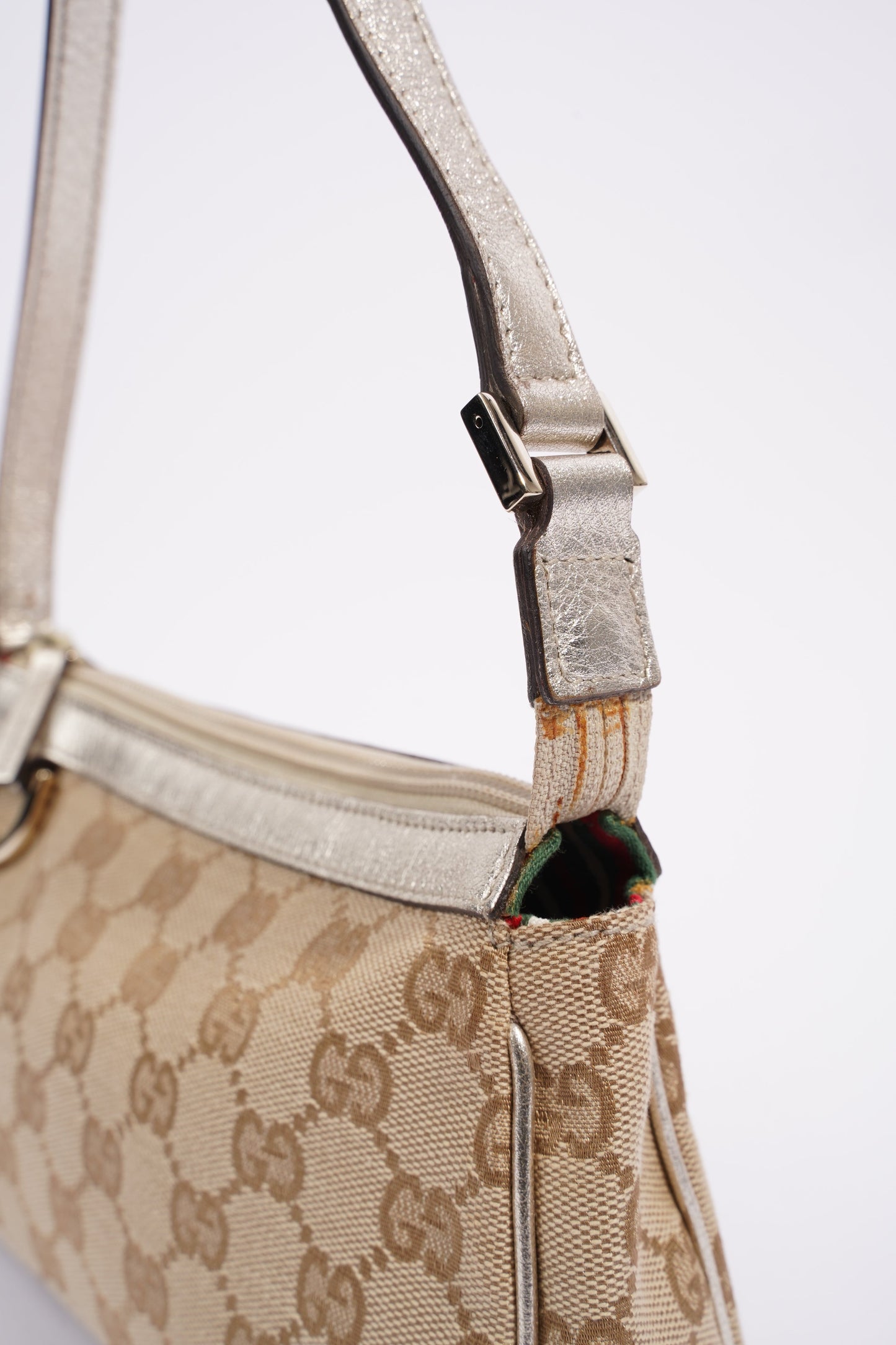 Gucci GG Pouch Beige Canvas