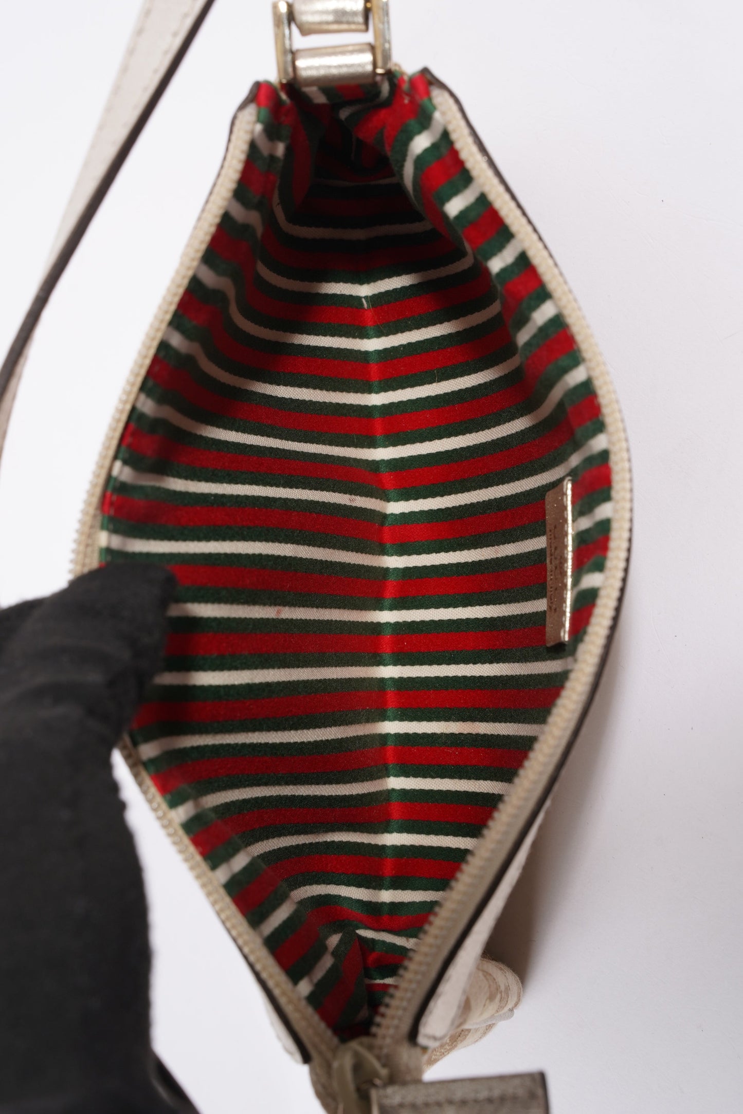 Gucci GG Pouch Beige Canvas
