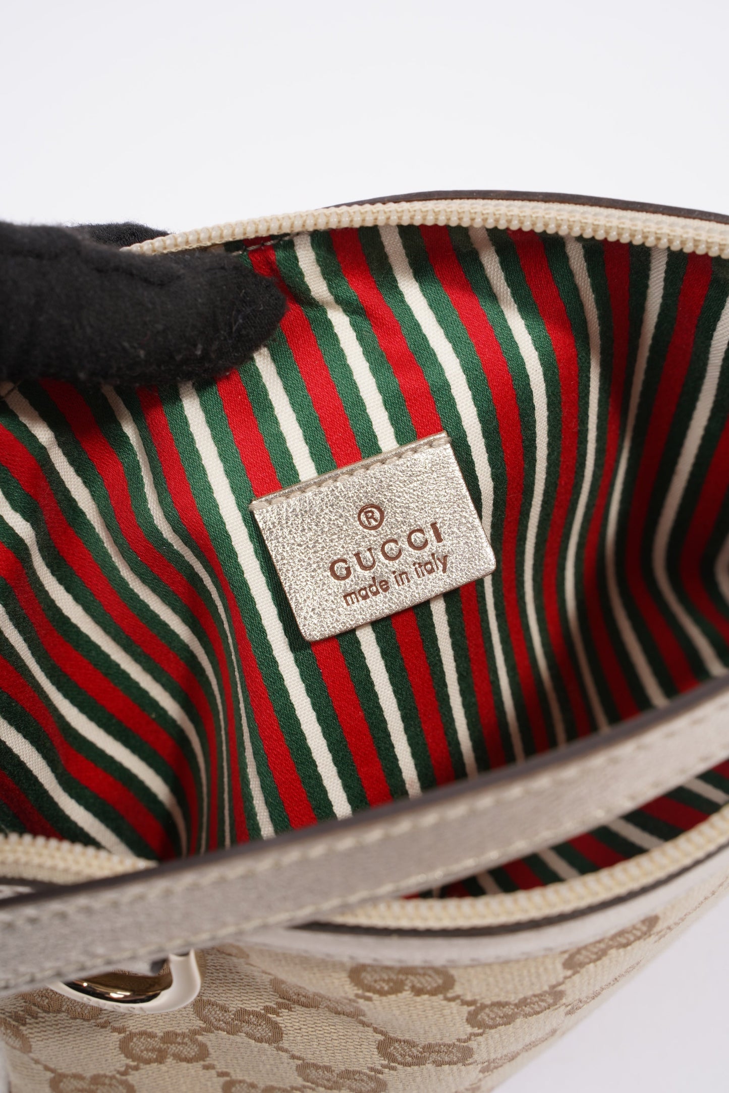 Gucci GG Pouch Beige Canvas