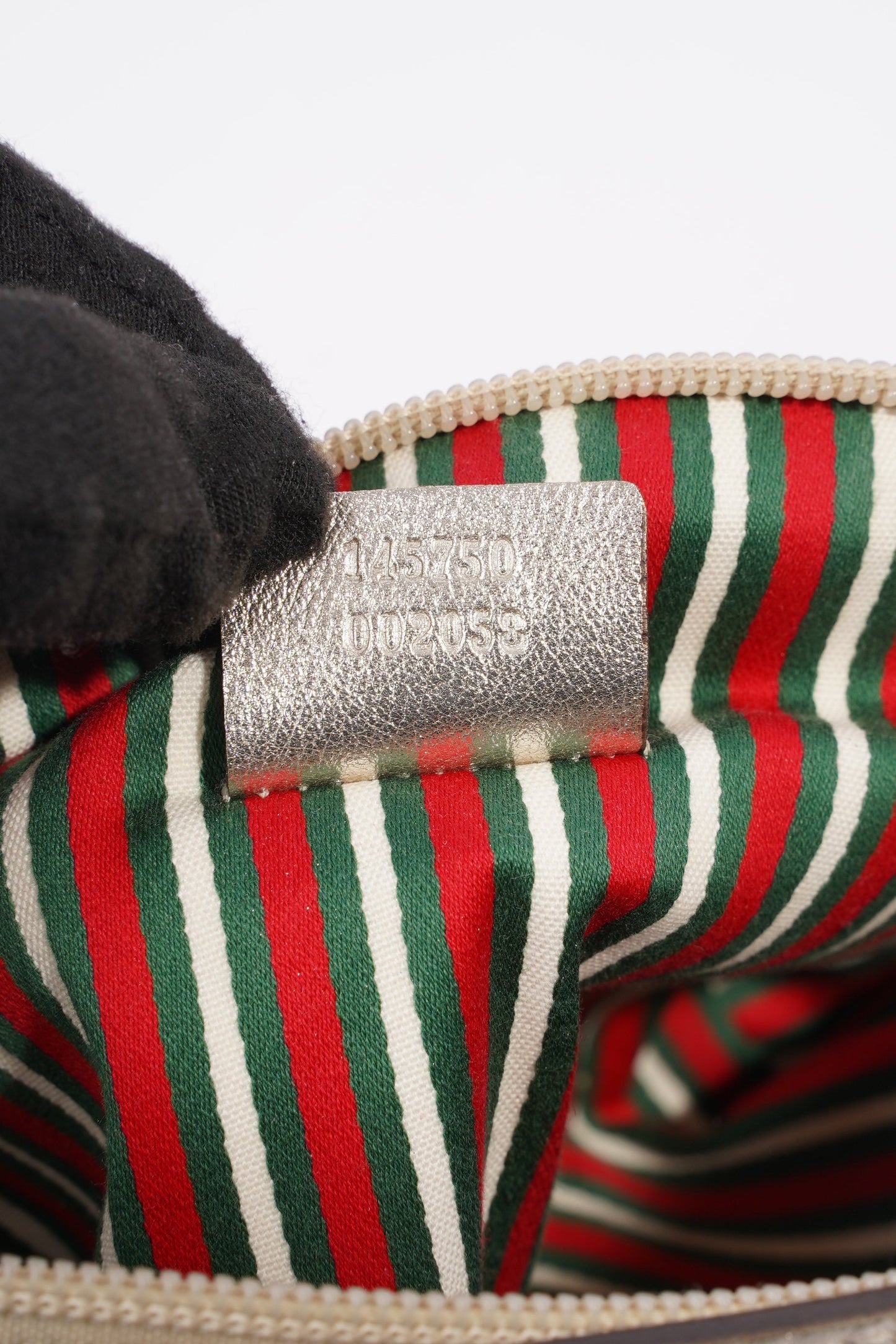 Gucci GG Pouch Beige Canvas