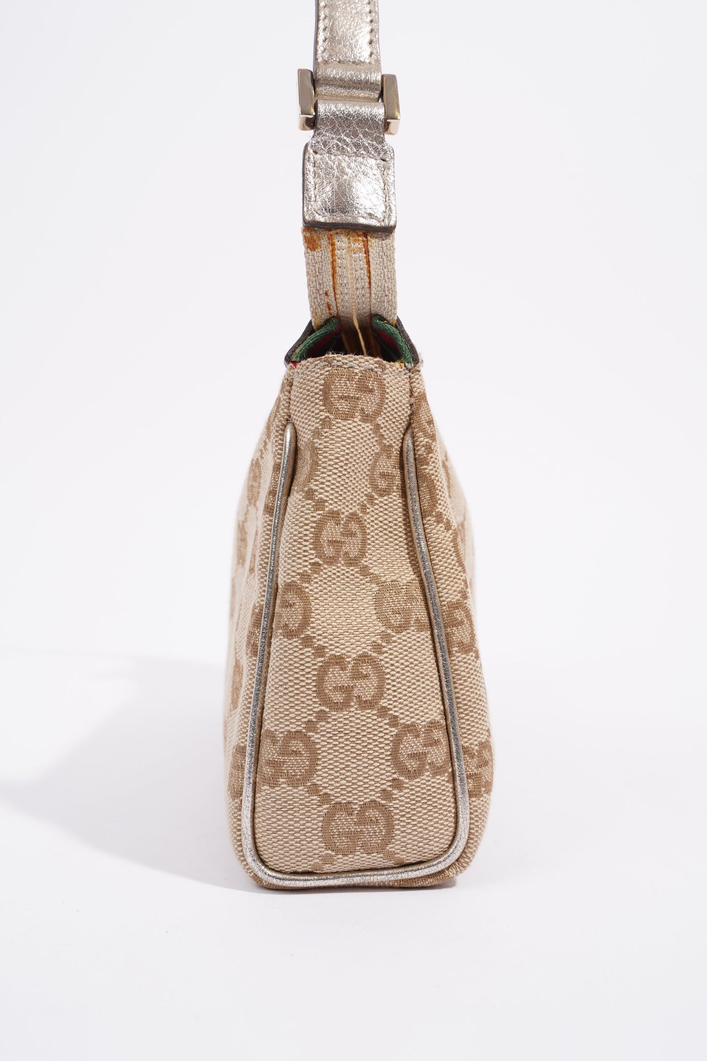 Gucci GG Pouch Beige Canvas
