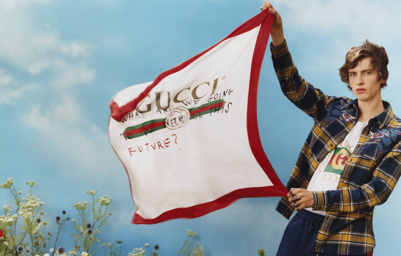 Gucci Future Foulard Scarf in White