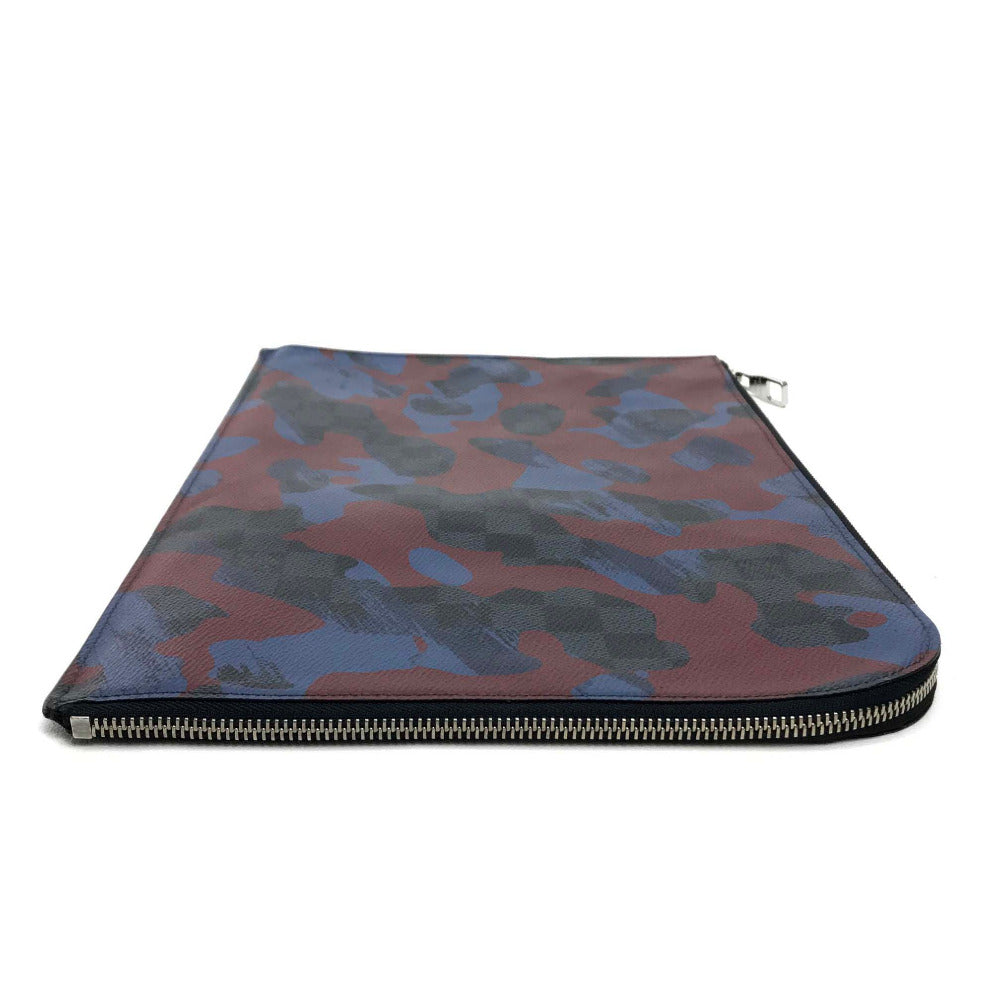 LOUIS VUITTON Clutch bag N63292 Damier Grafitto Canvas multicolor Damier Cobalt camouflage Pochette Jules GM mens Used