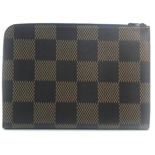 LOUIS VUITTON Clutch bag N60390 Damier canvas Brown Damier Giant Pochette Jules mens Used