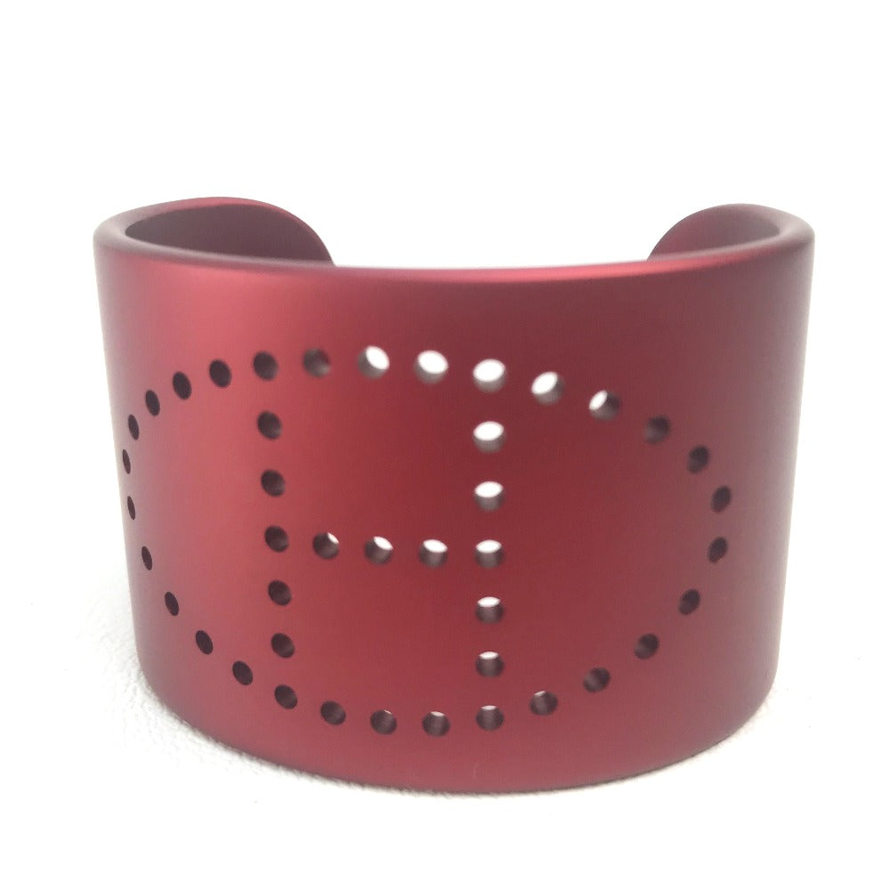 HERMES bracelet aluminum Rouge Sunset aluminum