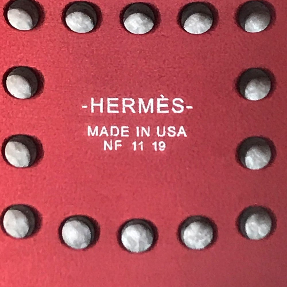 HERMES bracelet aluminum Rouge Sunset aluminum