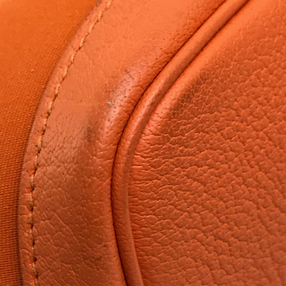 HERMES Tote Bag Towar Office / Leather Orange Garden party PM Women Used