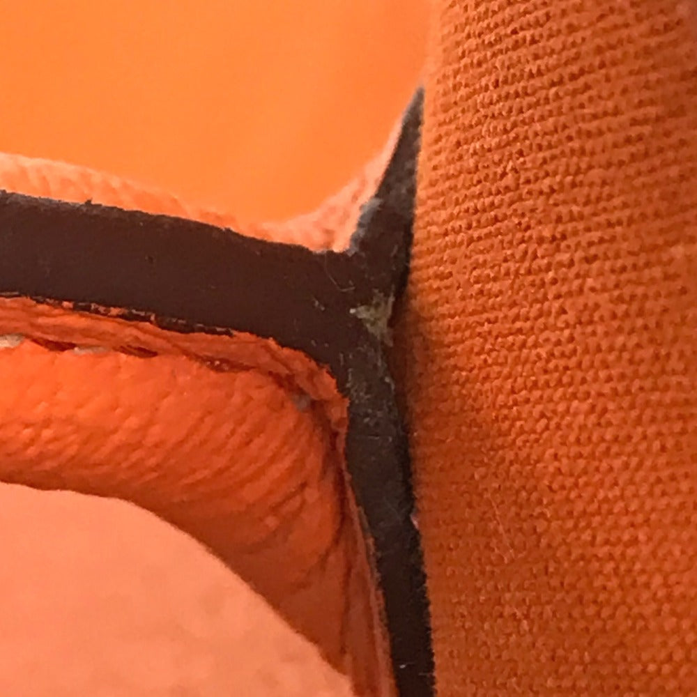 HERMES Tote Bag Towar Office / Leather Orange Garden party PM Women Used