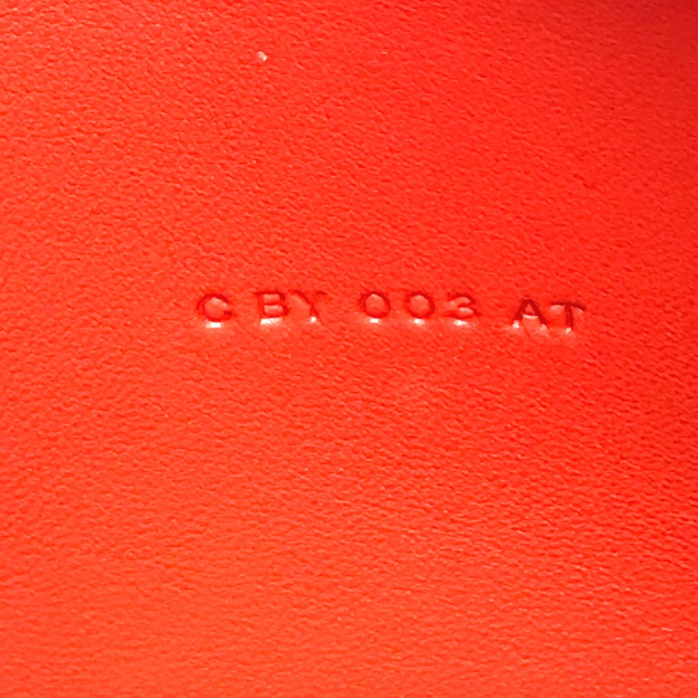 HERMES Long Wallet Purse Togo Orange red Dogon GM Dogon Duo unisex(Unisex) Used