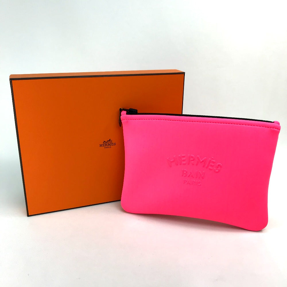 HERMES Pouch Polyamide, Elastane Light pink Truth Neovan PM