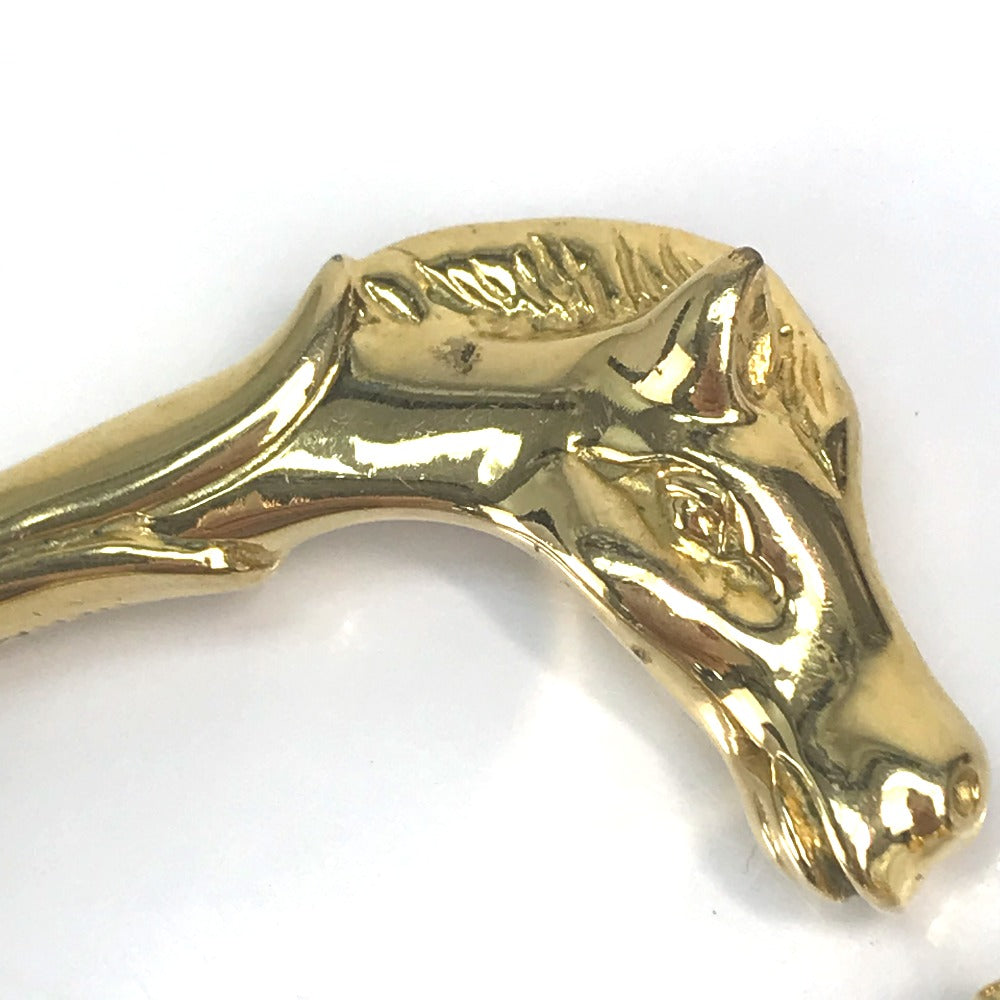 HERMES Bangle Gold Plated gold Accessories Shuval horse horse Women Used