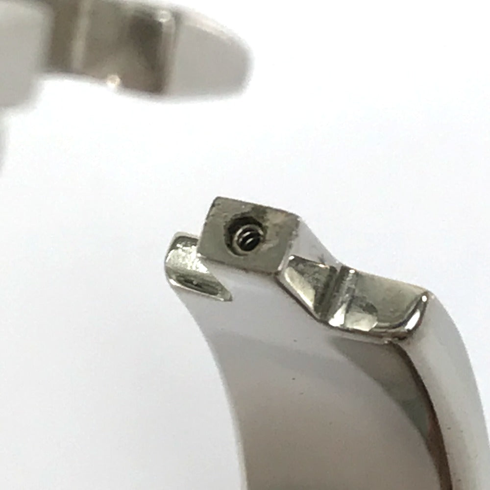 HERMES Bangle metal Blue / Silver Click crack PM Women Used
