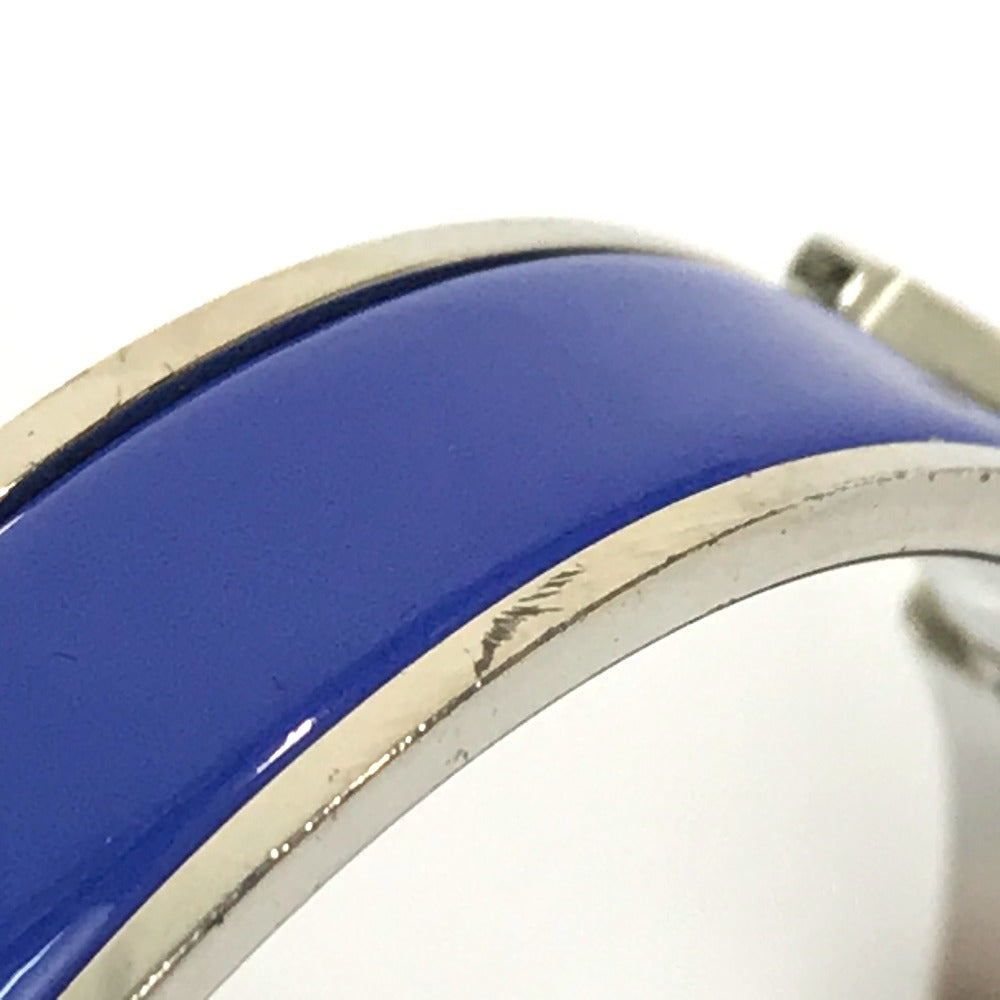 HERMES Bangle metal Blue / Silver Click crack PM Women Used