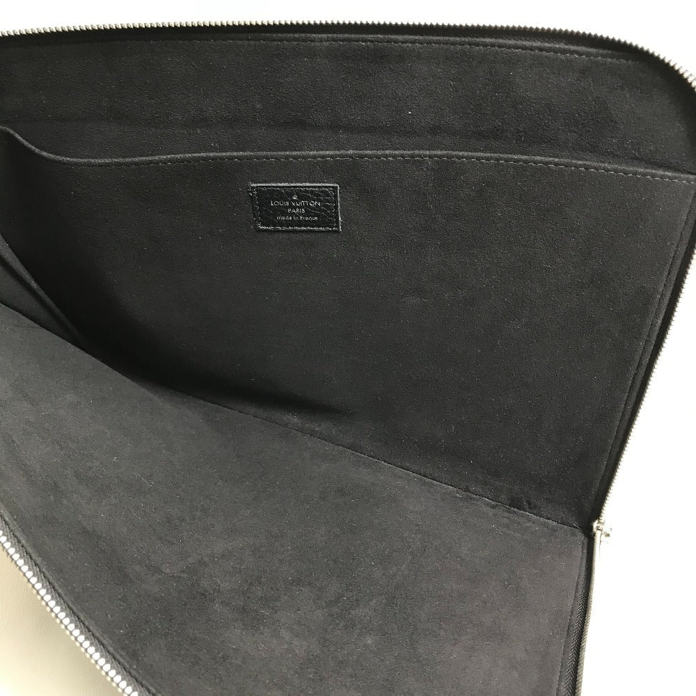 LOUIS VUITTON Clutch bag M67756 Taurillon Clemence Leather black LV Circle bag