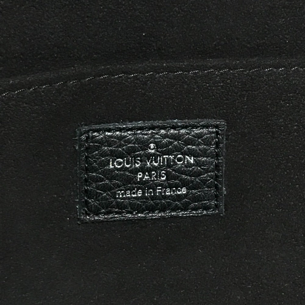 LOUIS VUITTON Clutch bag M67756 Taurillon Clemence Leather black LV Circle bag