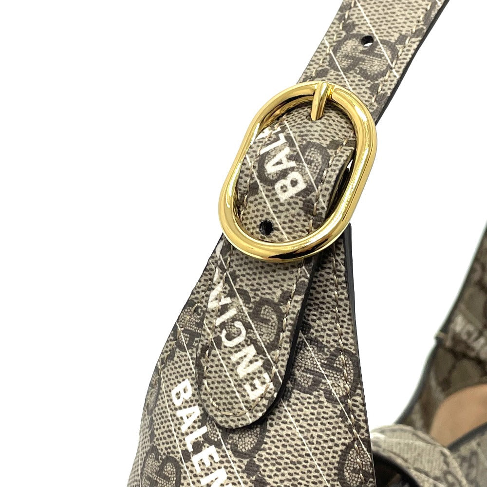 GUCCI Handbag 636706 GG Supreme Canvas beige Balenciaga BALENCIAGA collaboration The Hacker Project Women Used