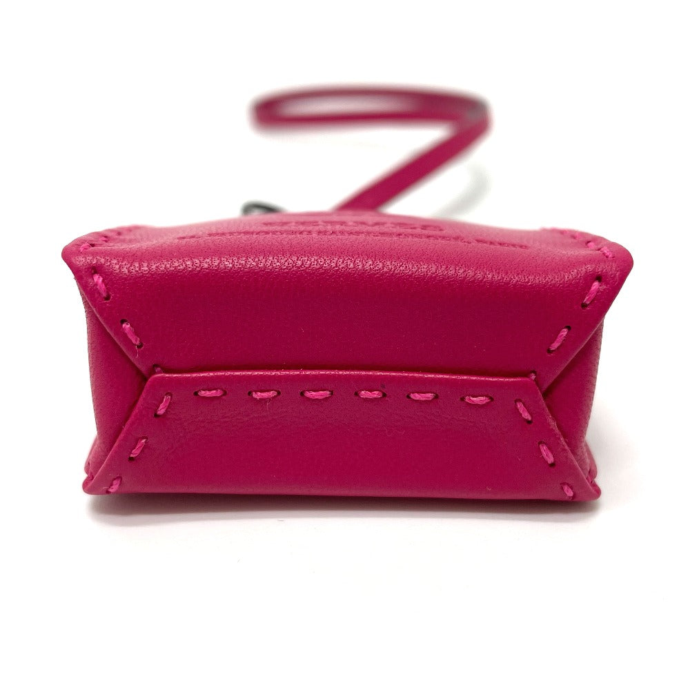 HERMES charm Anyo Miro pink Shopper sack orange