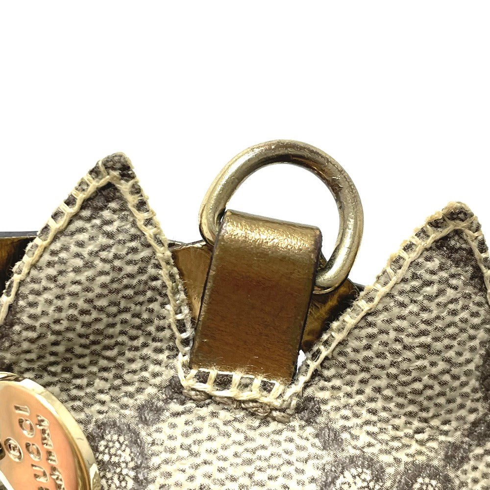 GUCCI charm GG Supreme Canvas beige Fox Guccioli Women Used