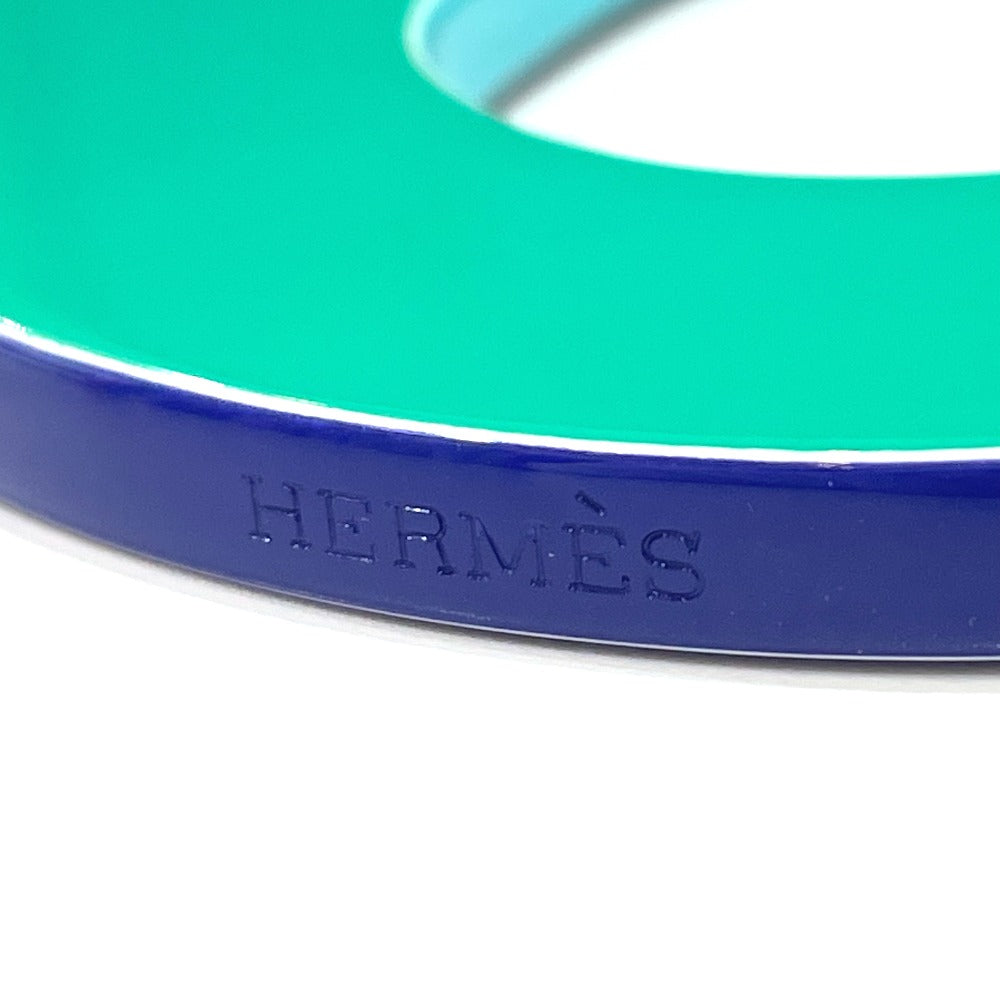 HERMES Necklace lacquer Green type x Purple type Ism Pigman GM Women Used