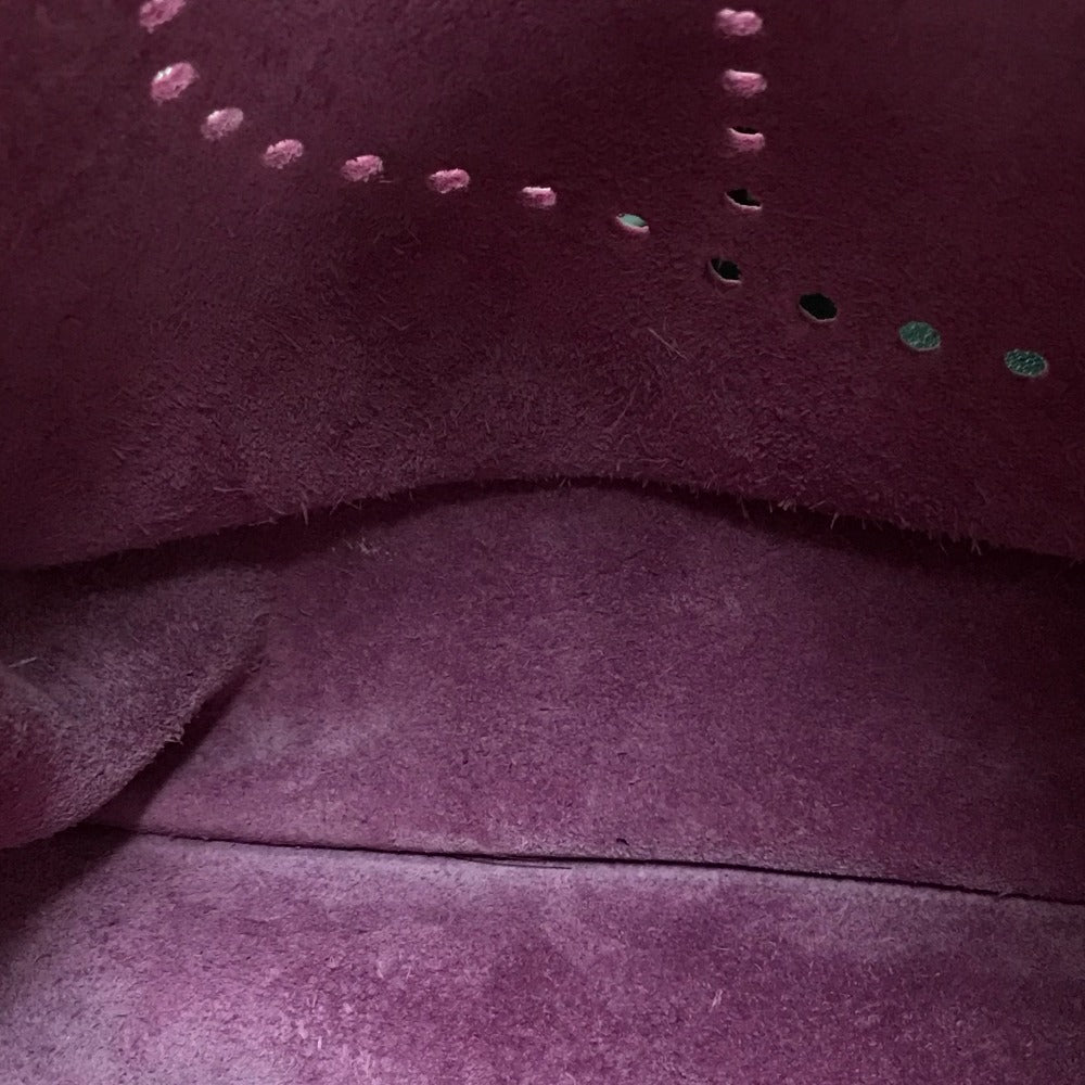 HERMES Shoulder Bag Taurillon Clemence Purple type Evelyn3 PM Troyes Women Used