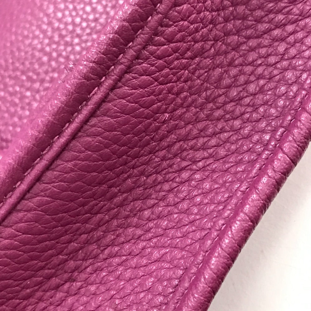HERMES Shoulder Bag Taurillon Clemence Purple type Evelyn3 PM Troyes Women Used