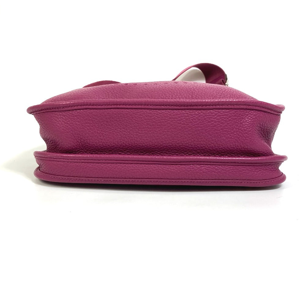 HERMES Shoulder Bag Taurillon Clemence Purple type Evelyn3 PM Troyes Women Used