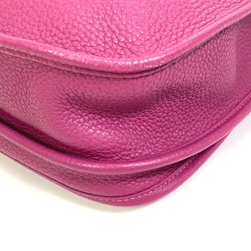 HERMES Shoulder Bag Taurillon Clemence Purple type Evelyn3 PM Troyes Women Used