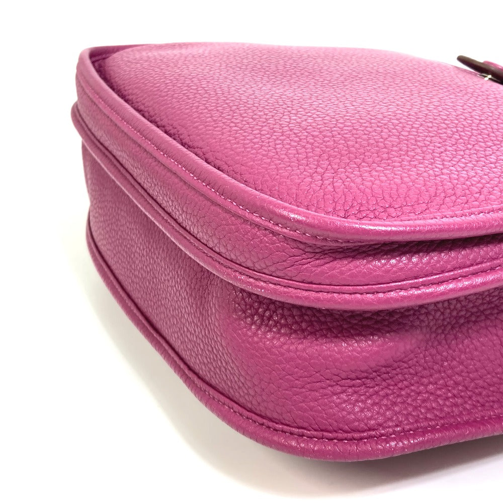 HERMES Shoulder Bag Taurillon Clemence Purple type Evelyn3 PM Troyes Women Used