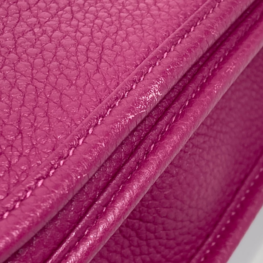 HERMES Shoulder Bag Taurillon Clemence Purple type Evelyn3 PM Troyes Women Used