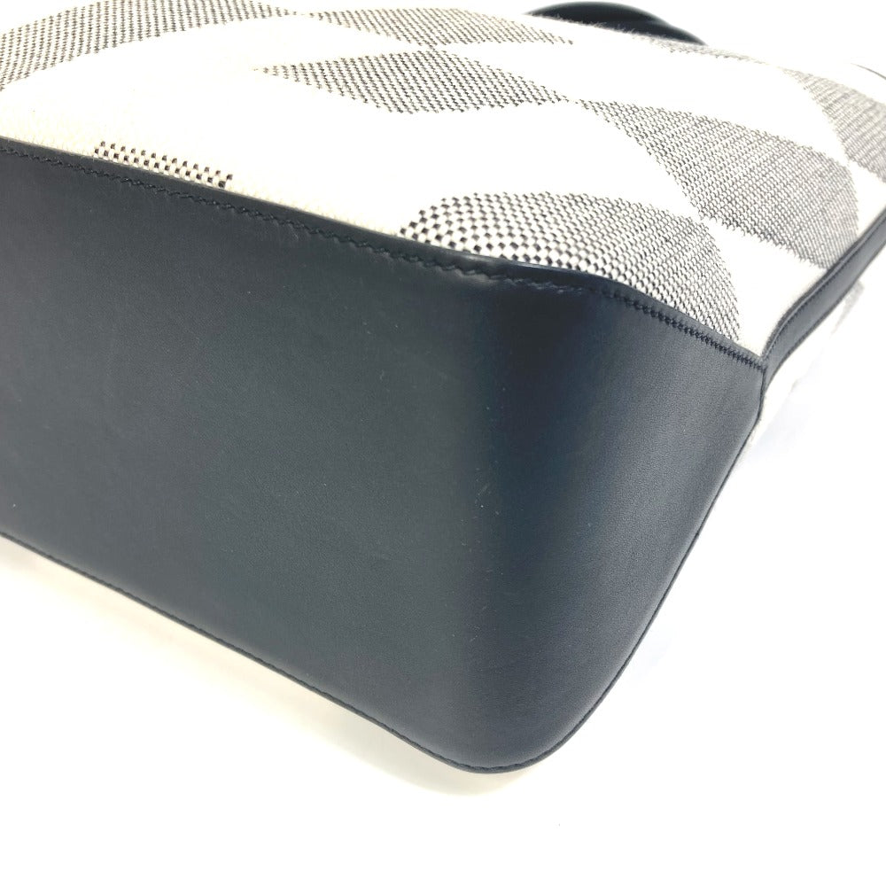 HERMES Tote Bag Canvas, Vaux Swift Black / White / Gray Hippo Bias H 40 Ambier GM Women Used