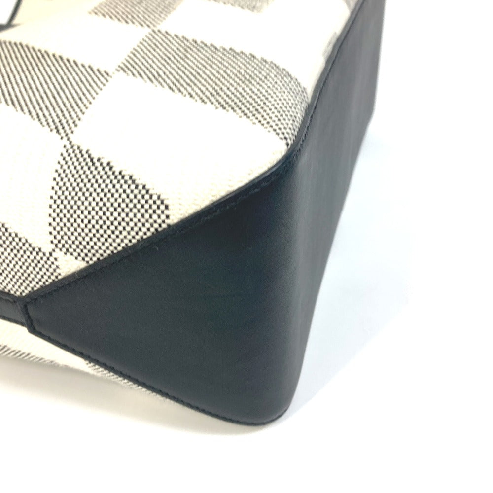HERMES Tote Bag Canvas, Vaux Swift Black / White / Gray Hippo Bias H 40 Ambier GM Women Used