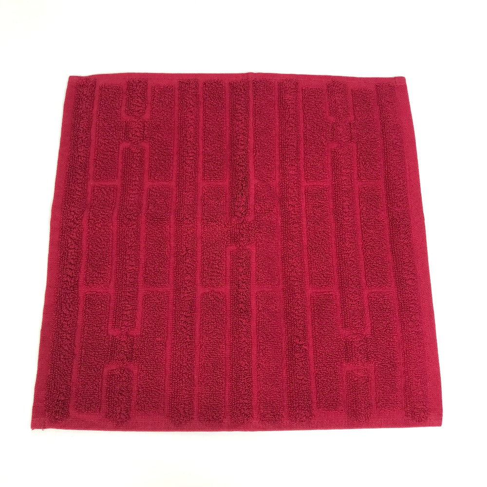 HERMES towel cotton white Face towel labyrinth